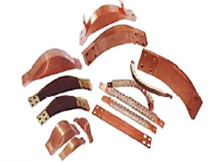 Flexible shunts and welding cables for high current welding machines